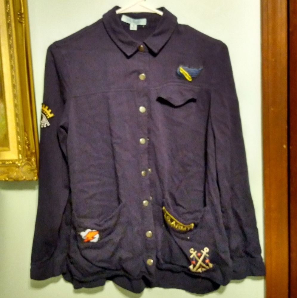 She & Sky small button down